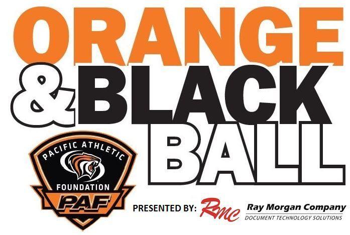 Black Ball Logo - Orange & Black Ball - 8/25 - Pacific Athletic Foundation