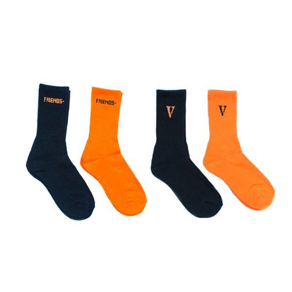 Vlone Logo - Vlone Logo Friends Socks | Dopestudent