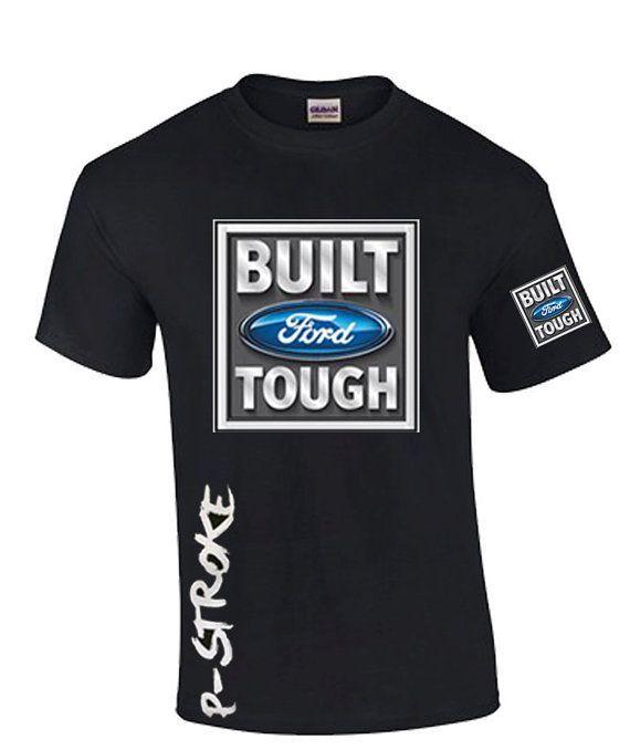 Camo Ford Tough Logo - Built Ford Tough Powerstroke T Shirt. Add Names by DieselApparel ...