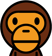 BAPE Monkey Logo - Bape Clothing - Styles and Characters
