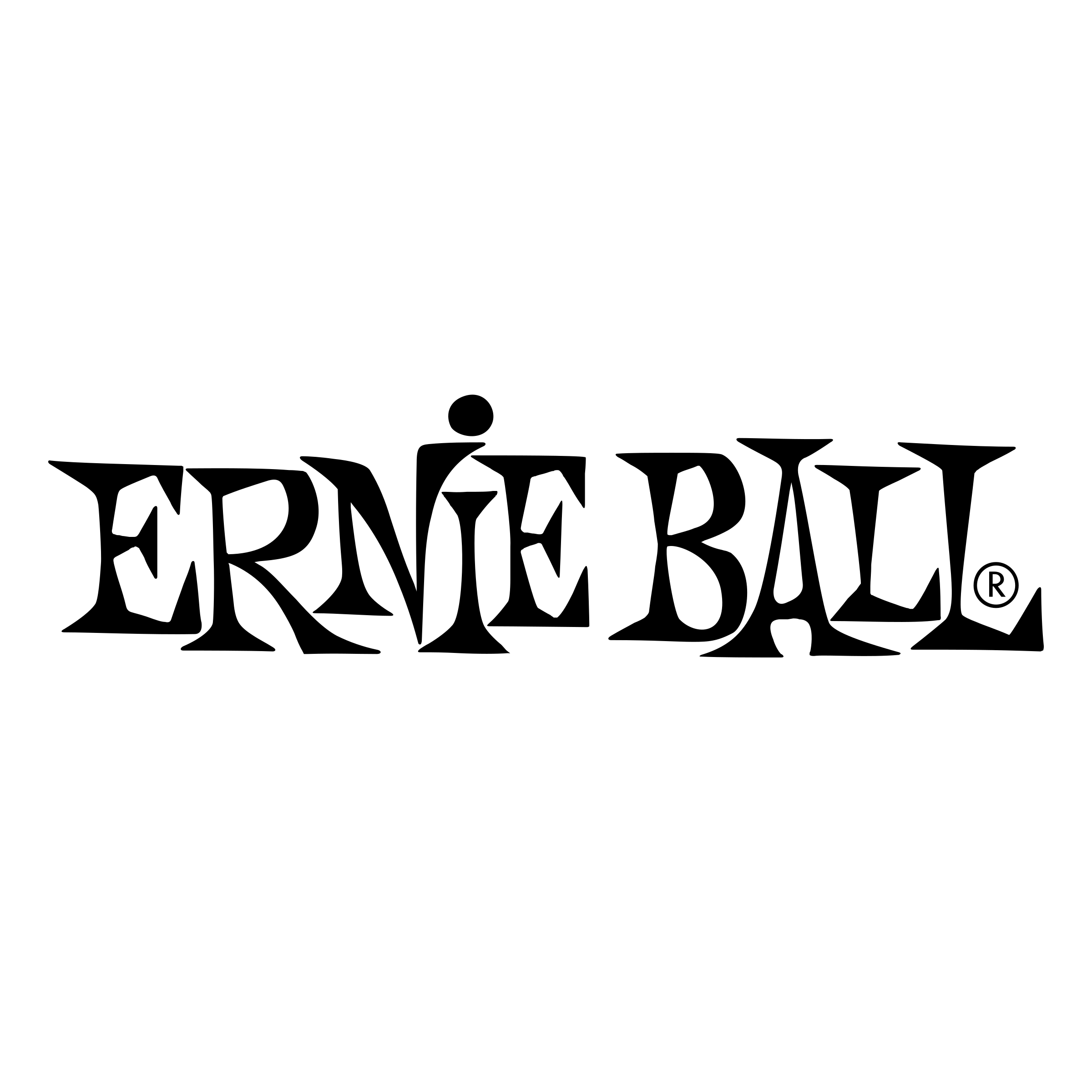 Black Ball Logo - Ernie Ball Logo PNG Transparent & SVG Vector - Freebie Supply