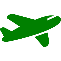 Green Airplane Logo - Green airplane 11 icon - Free green airplane icons