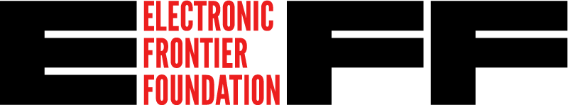 Black Electronic Logo - EFF Logos and Graphics. Electronic Frontier Foundation