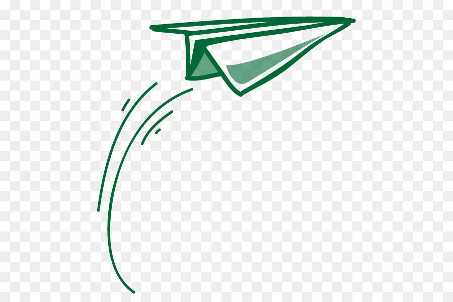 Green Airplane Logo - Airplane Paper plane Flight - Green paper airplane png download ...