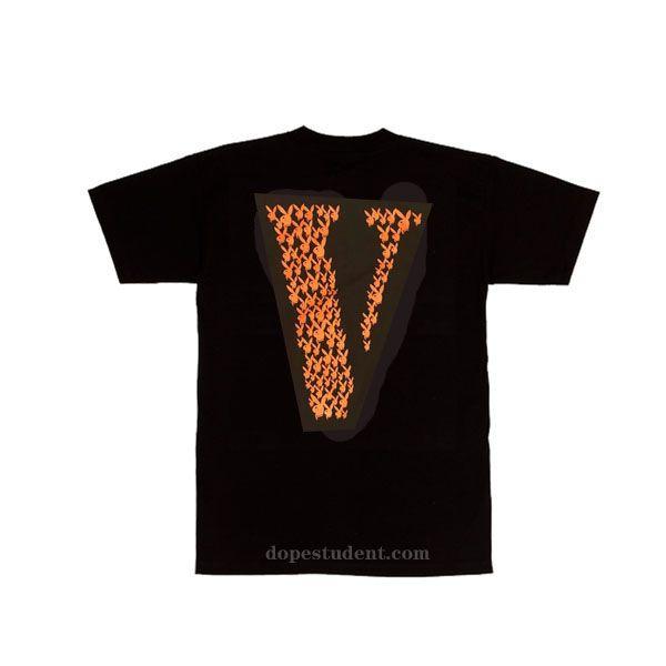Orange Vlone Logo - Vlone Playboy Carti Logo T-shirt | Dopestudent