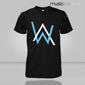 Black Electronic Logo - Electronic Music DJ Tee Divine Comedy Alan Walker Faded Logo Black T ...