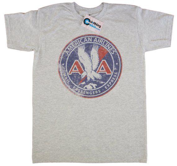 Small American Airlines Logo - American Airlines Vintage Retro Logo T Shirt 1930's