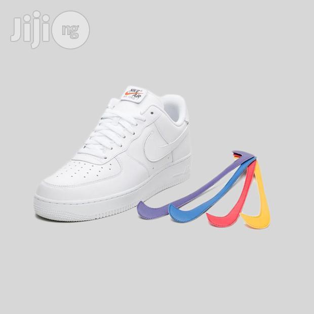 Different Nike Logo - Nike Air Force 1 'velcro ' Different Colours Swoosh Nike Logo Pack in Lagos  Mainland - Shoes | Jiji.ng