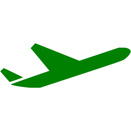 Green Airplane Logo - Green airplane 57 icon - Free green airplane icons