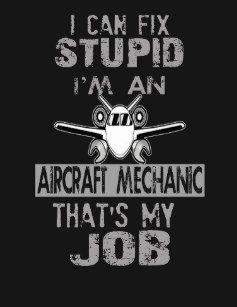 Aircraft Mechanic Logo - Aircraft Mechanic T-Shirts & Shirt Designs | Zazzle UK