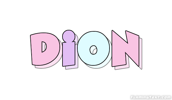 Dion Logo - Dion Logo | Free Name Design Tool from Flaming Text