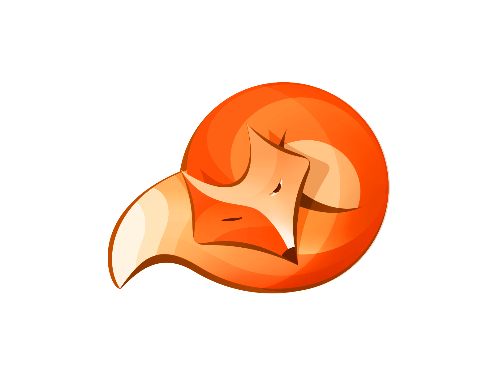 Foxy Logo - Dribbble - foxy_logo_4.png by ILLUSTRATE - X