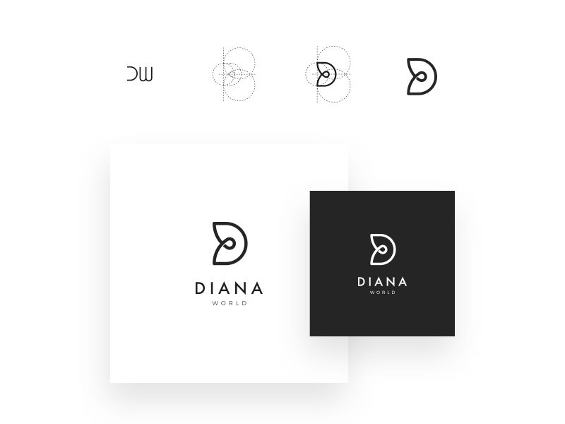 Diana Logo - Diana World logo by Christos | Dribbble | Dribbble