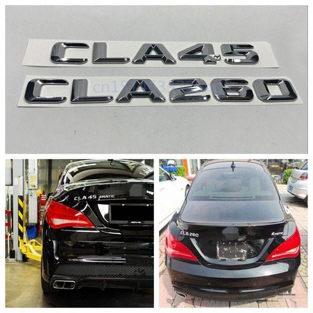 Mercedes AMG 45 Logo - Car styling For Mercedes Benz AMG 4MATIC CLA45 CLA260 Trunk Rear ...