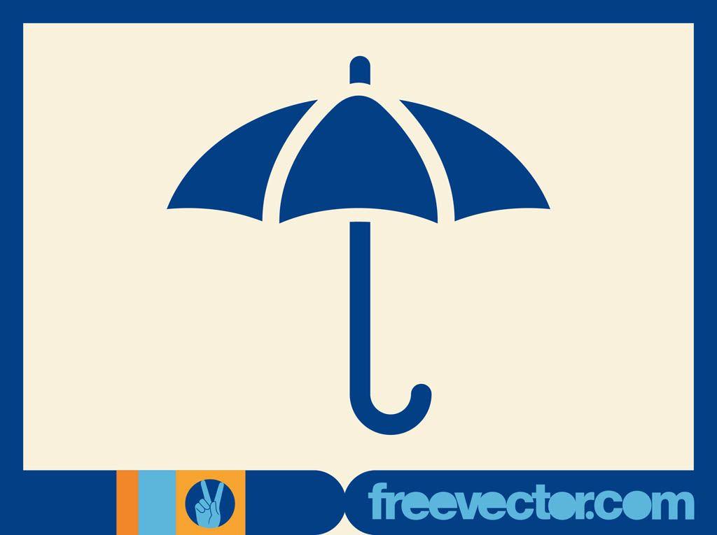 Umbrella Vector Logo - Umbrella Symbol Vector Art & Graphics | freevector.com