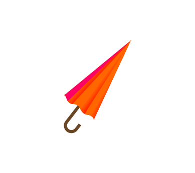 Umbrella Vector Logo - Vector orange umbrella logo download | Vector Logos Free Download ...