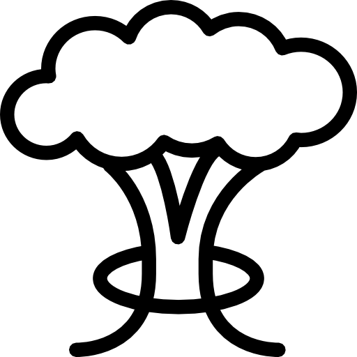 Mushroom Cloud Logo - mushroom cloud icon