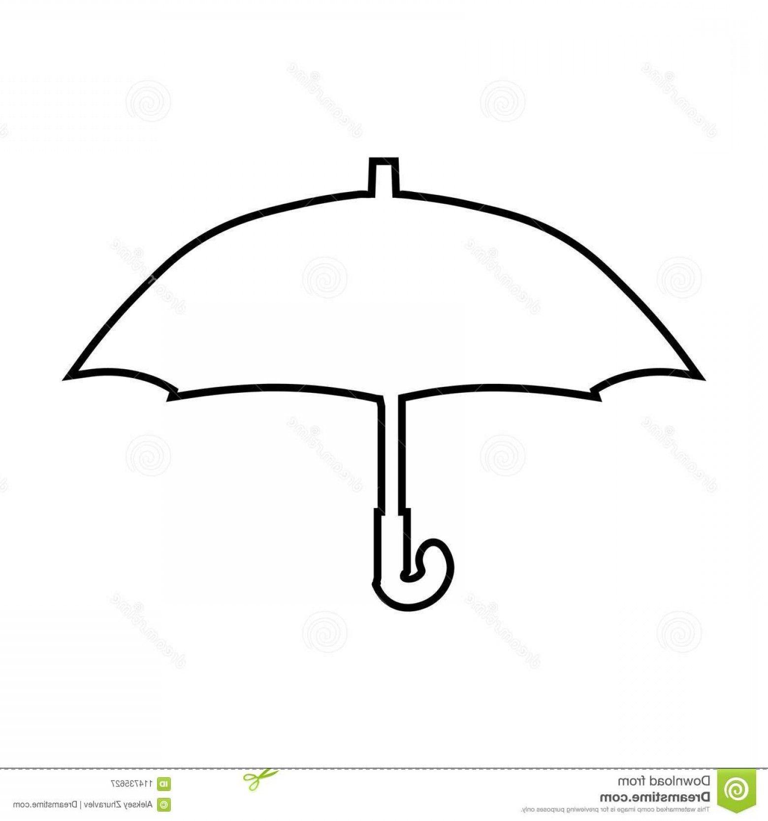 Umbrella Vector Logo - Umbrella Outline Vector