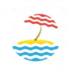 Umbrella Vector Logo - Stock Illustration Beach Umbrella Sea Tourism Logo Vector Image ...