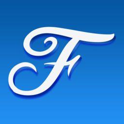 Fancy F Logo - Fancy Fonts - Fancy Keyboard themes with fonts by Shailesh Makadia