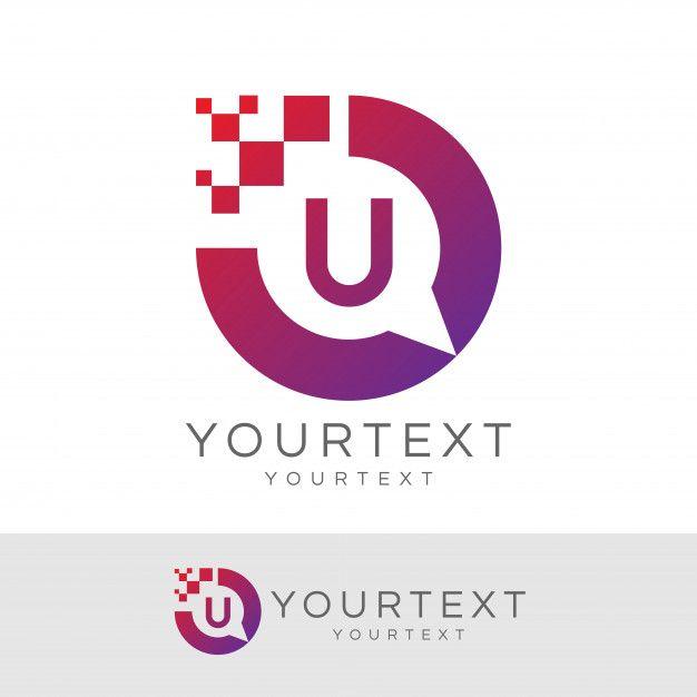 Circle U Logo - Digital consultant initial letter u logo design Vector | Premium ...