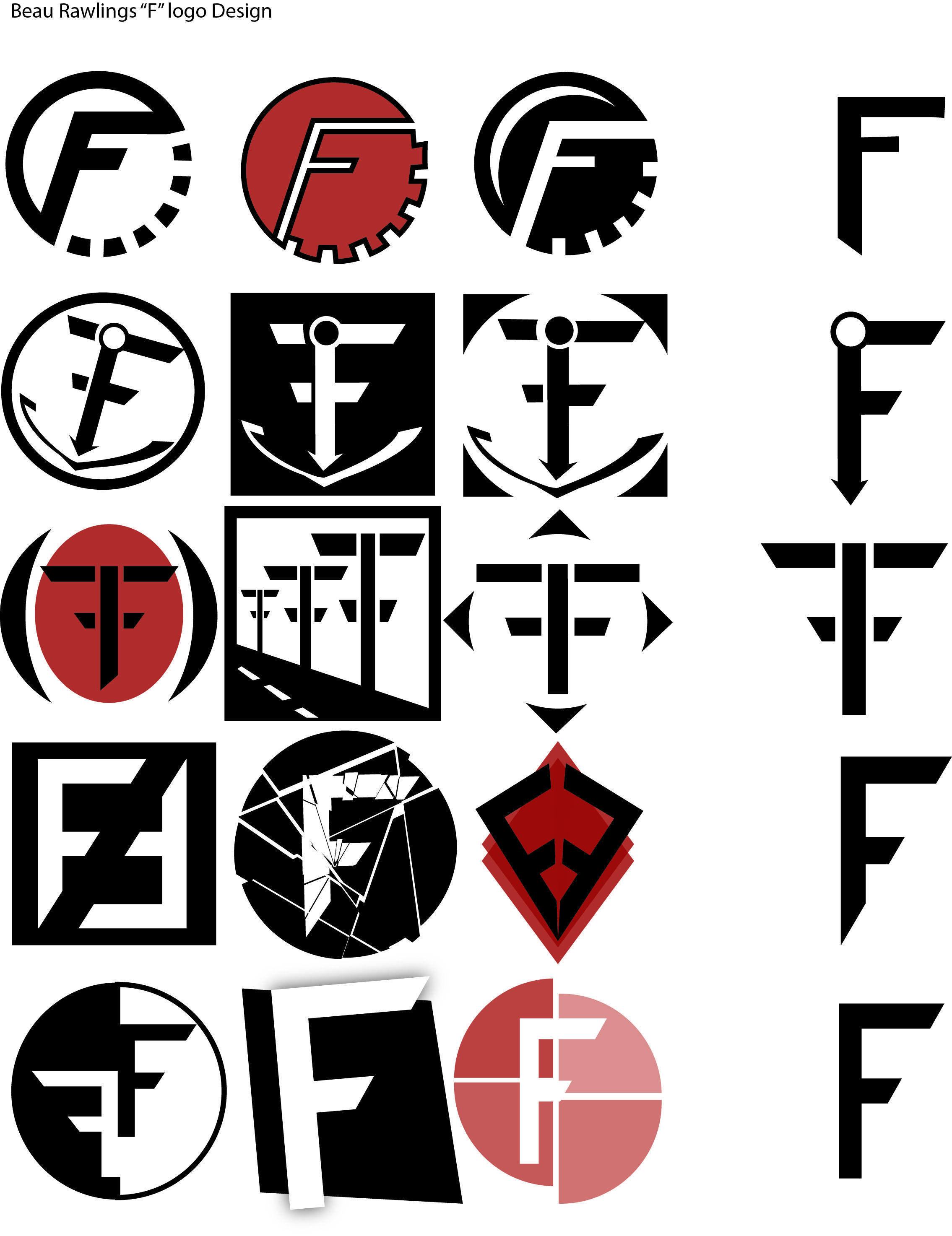 Fancy F Logo - bohamr. Just another WordPress.com site