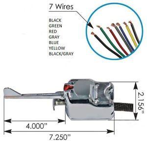 Signal Stat Logo - Universal 7 Wire CHROME Turn Signal Switch - Signal Stat 901 ...