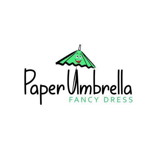 Fancy F Logo - Cropped Paper Umbrella Logo F