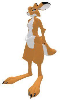 Orange Kangaroo Logo - Second Life Marketplace - Luskwood LuskToons Orange Kangaroo Avatar ...