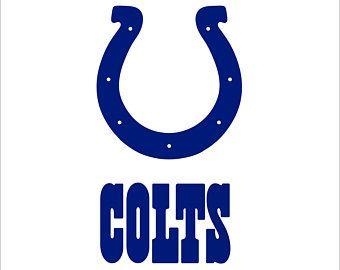 Colts Horseshoe Logo - Colts svg | Etsy