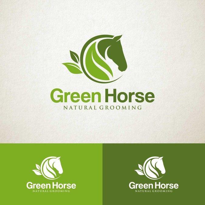 Green Horse Logo - Natural horse grooming product line needs logo | Logo design contest