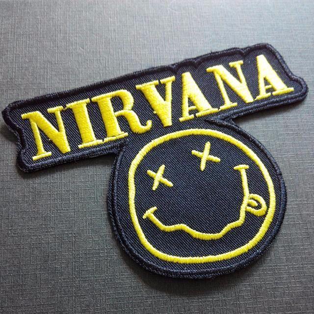 Nirvana Rock Band Logo - Nirvana Logo Music Rock Grunge Band Iron On Patch, Music & Media ...
