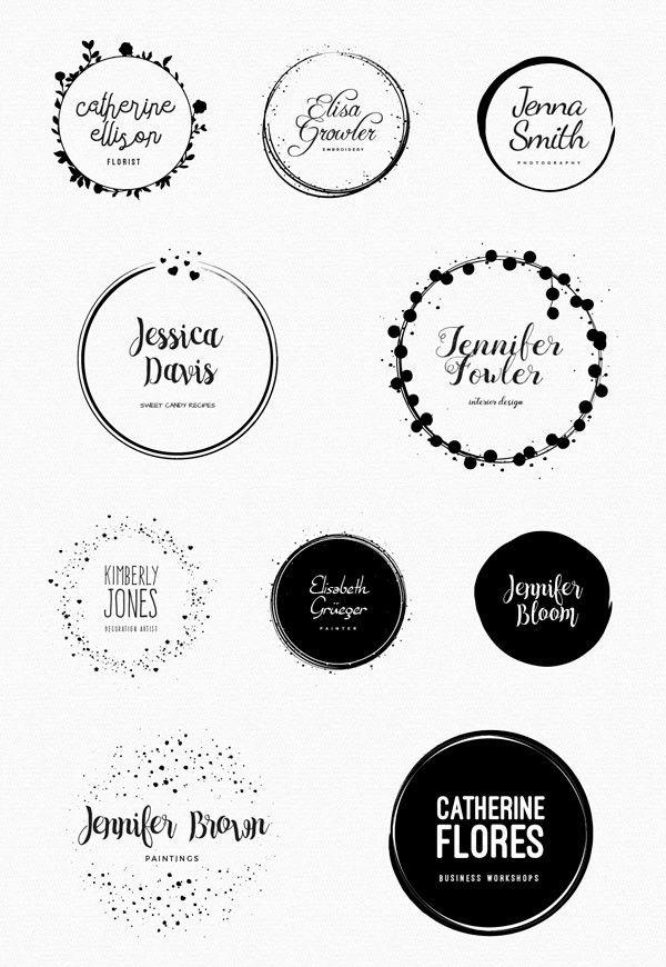 Tumblr Circle Logo - Feminine Logo Templates – Circle Edition