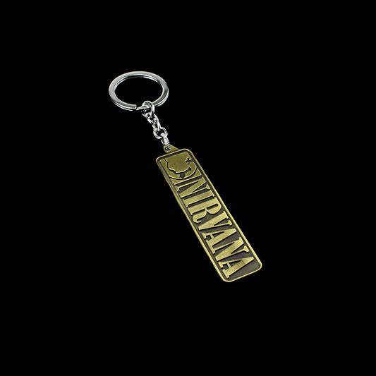 Nirvana Rock Band Logo - 10pcs Nirvana Rock Band Logo Alloy Keychain For Fans Men Women ...