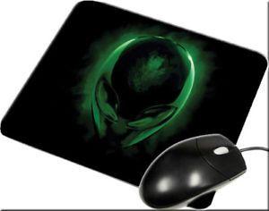 Comuter Green Face Logo - Green Alienware Face Logo new Mouse Mats Mouse Pad