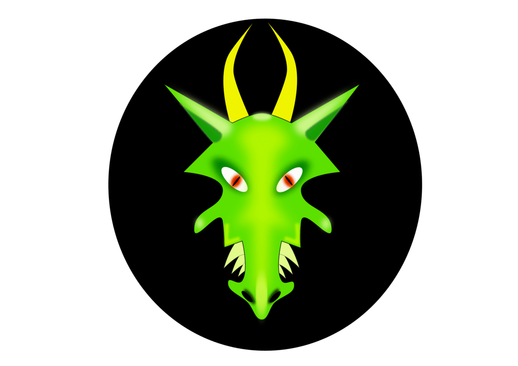 Comuter Green Face Logo - Computer Icons Green Dragon China Leaf free commercial clipart ...