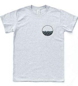 Tumblr Circle Logo - Circle Waves Pocket T-shirt Indie Chest Tee Hipster Tumblr Marine ...