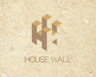House Wall Logo - House Wall Designed by Abhishekid2 | BrandCrowd