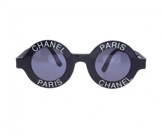 Chanel Paris Logo - VINTAGE CHANEL CHANEL PARIS LOGO FRAME SUNGLASSES