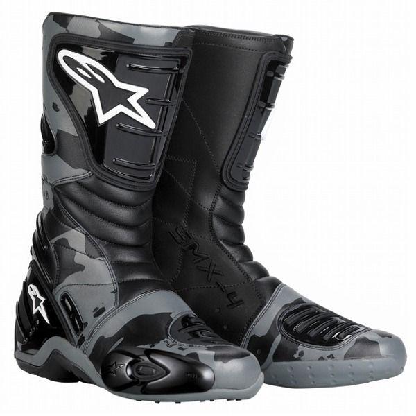 Camo Alpinestars Logo - Alpinestars SMX 4 Boots - Camouflage - FREE UK DELIVERY