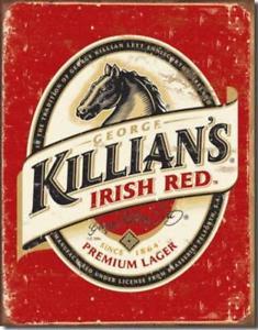 Killians Irish Red Beer Logo - Details about George Killian's Irish Red Beer Nostalgic Horse Tin Metal  Beer Bar Sign