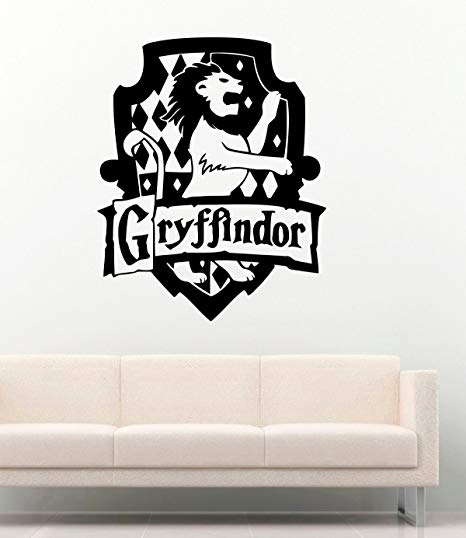 House Wall Logo - Amazon.com: Gryffindor House Logo Harry Potter Vinyl Wall Decals ...