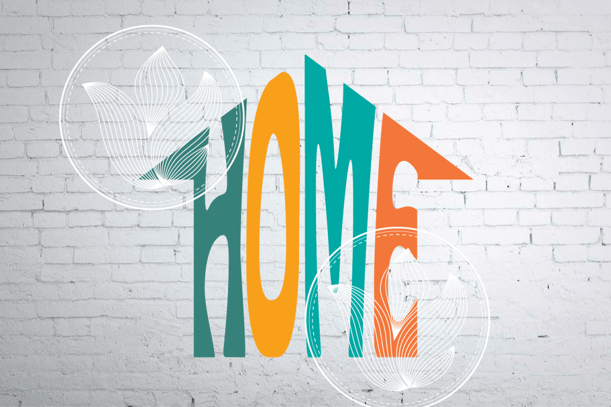 House Wall Logo - Digital Home Word Art, Home jpg, png, eps, svg, dxf, Home logo