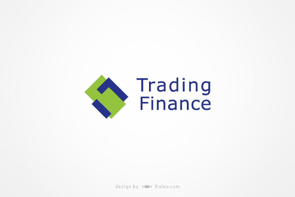 Green and Blue Company Logo - Trading Finance - logo design | RALEV - Premium Logo & Brand Design ...