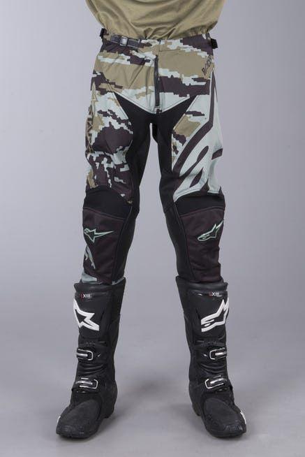 Camo Alpinestars Logo - Alpinestars Racer Tactical MX Trousers Black-Green camo - 24mx.co.uk