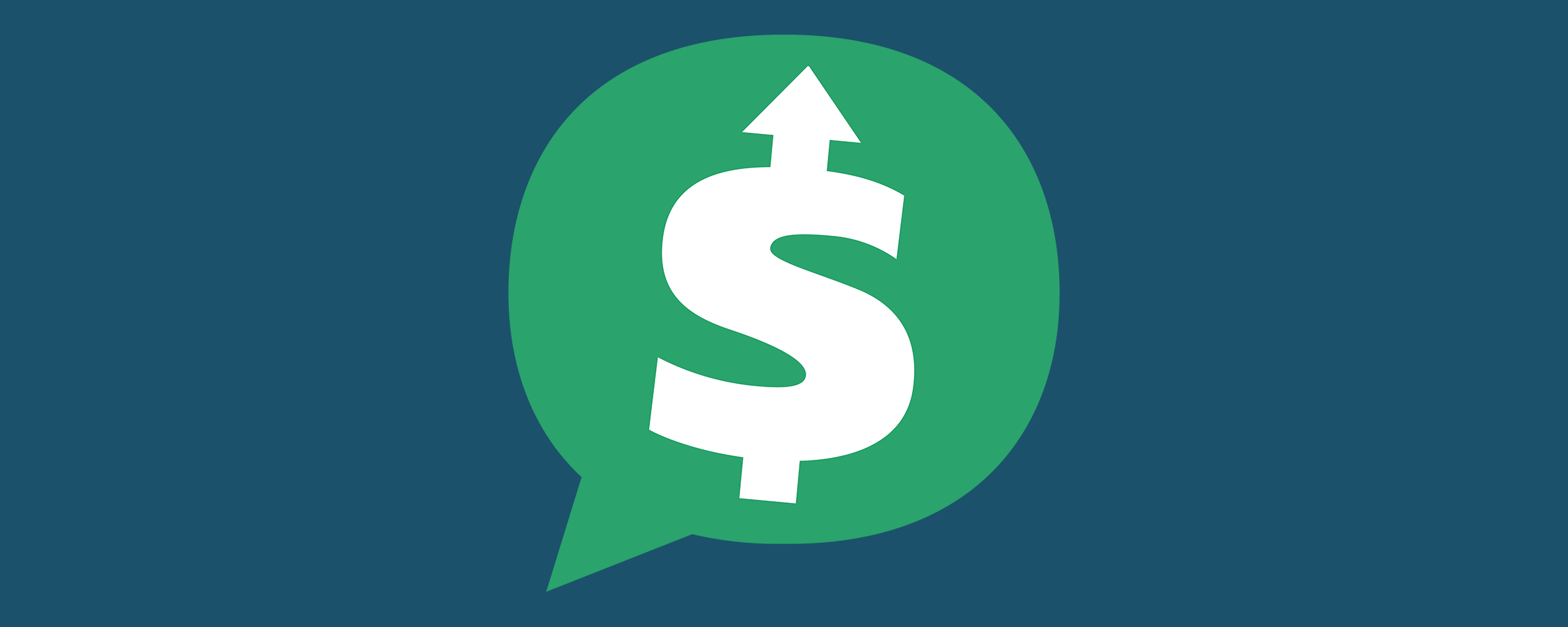 Blue and Green Money Logo - About Listen Money Matters!