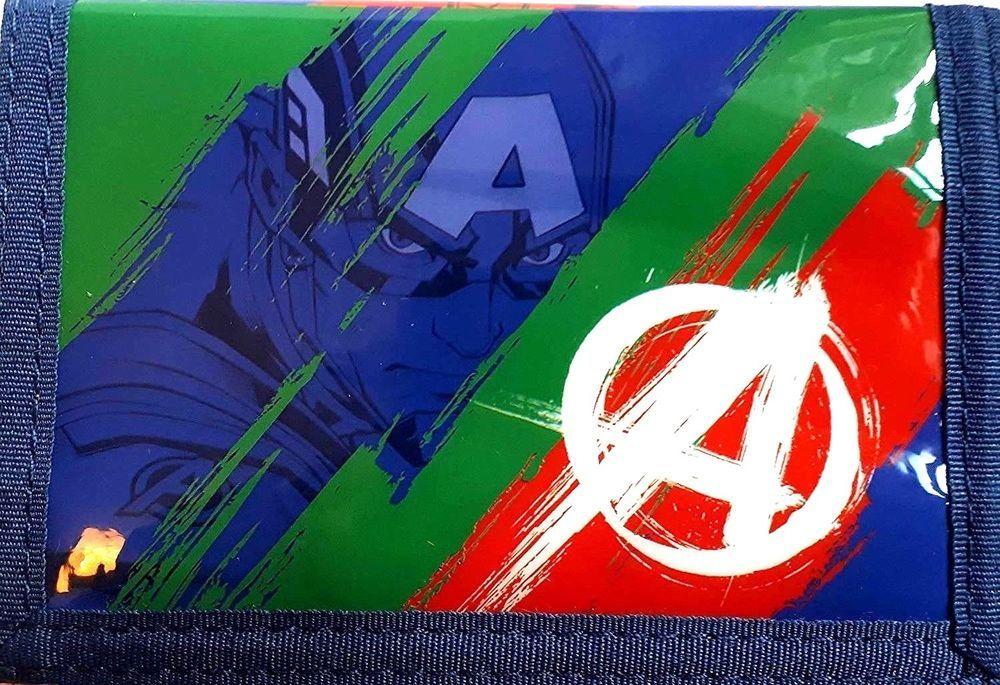 Blue and Green Money Logo - Official Marvel Avengers Splash Boys Trifold Money Change Notes ...