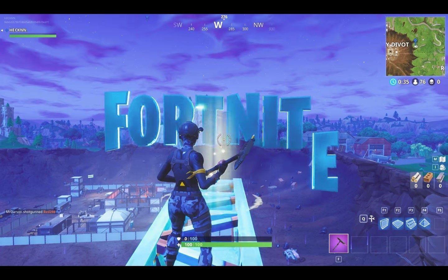 Fornite F Logo - Fortnite: Where to find all the letters for the FORTNITE letter