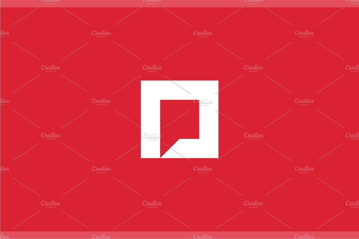 Long Red P Logo - P logo Photos, Graphics, Fonts, Themes, Templates ~ Creative Market