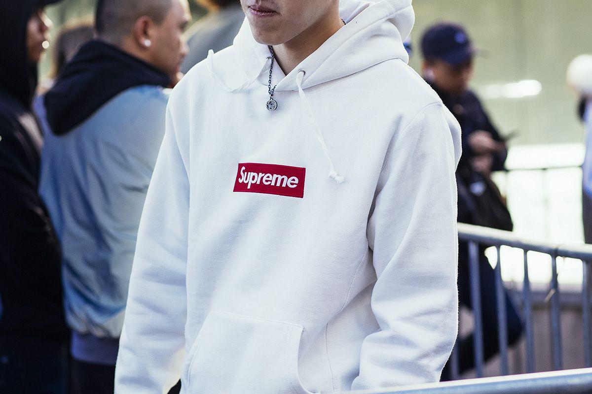 Blue and White Box Logo - How to Buy a Supreme Box Logo Hoodie Online | Highsnobiety